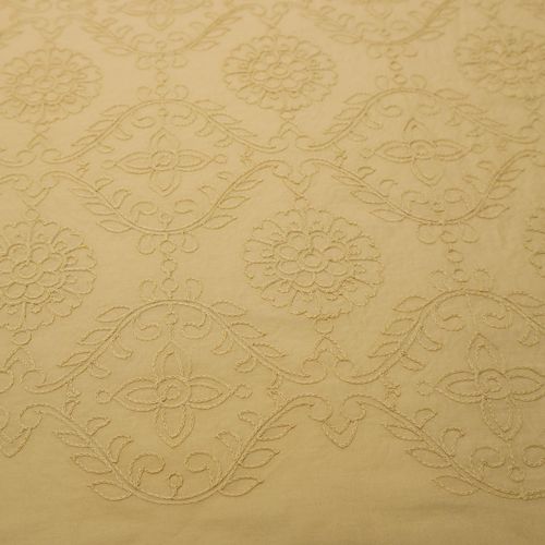 Tecido cambraia de algodao bordado cordone nude