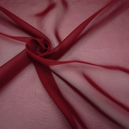 Tecido gazar toque de seda marsala