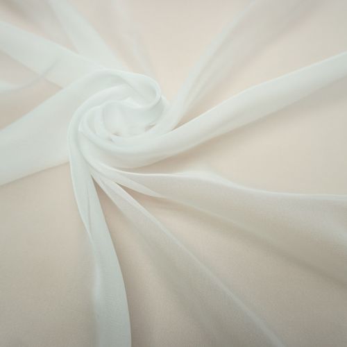 Tecido gazar toque de seda branco
