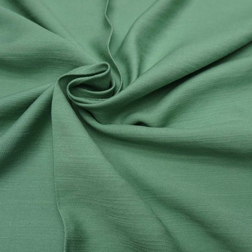 Tecido viscose twill trama de linho verde menta