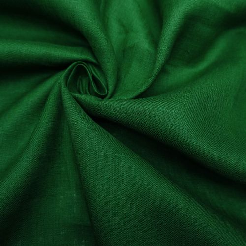 Tecido linho puro verde floresta
