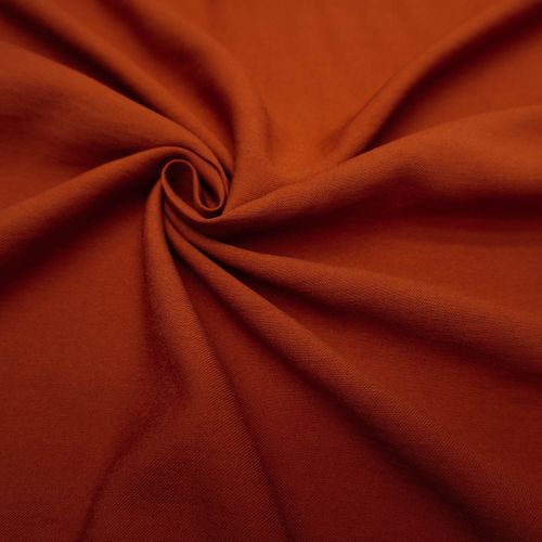Tecido viscose twill rayon terracota