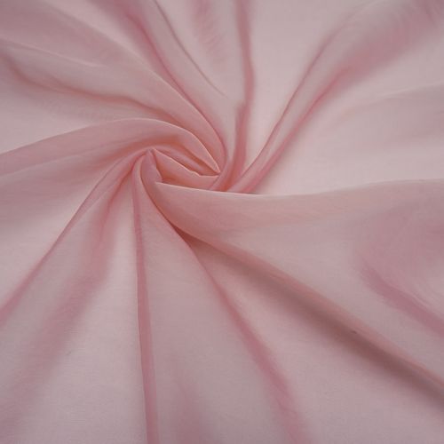 Tecido gazar estruturado rosa bebe