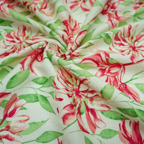 Tecido viscolinho estampado floral