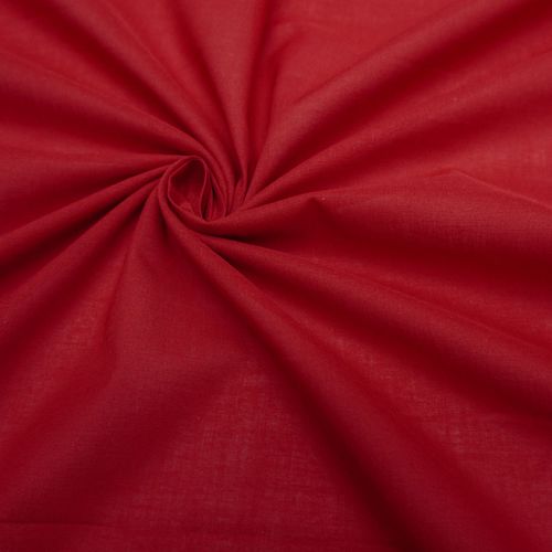 Tecido cambraia de algodao vermelho