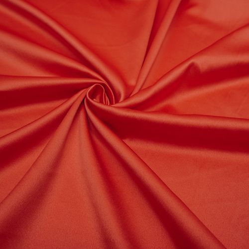 Tecido crepe valentino acetinado coral