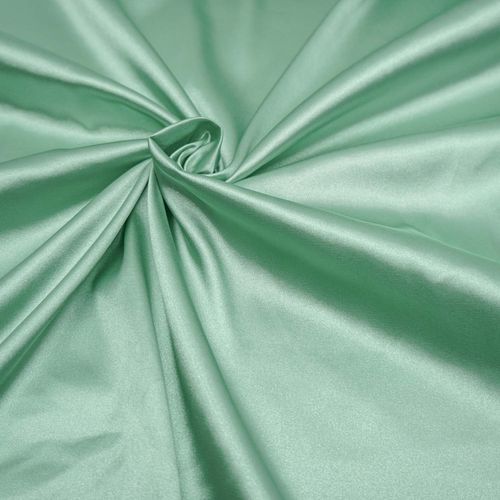Tecido cetim toque de seda com elastano verde menta