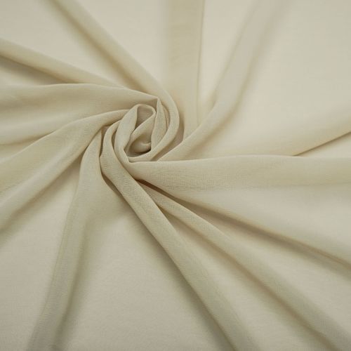 Tecido musseline toque de seda nude