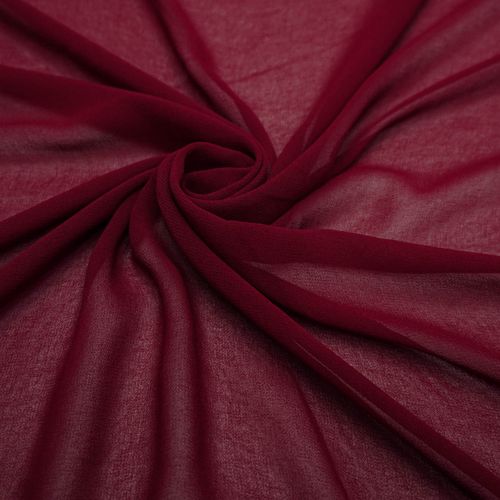 Tecido musseline toque de seda marsala