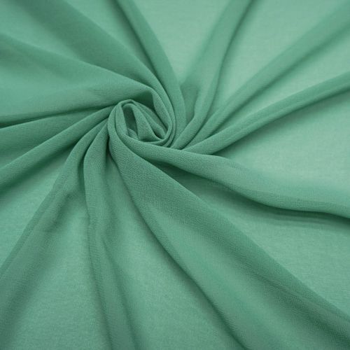 Tecido musseline toque de seda verde menta