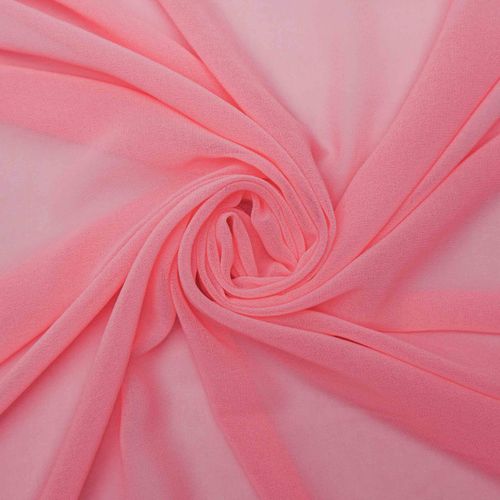 Tecido musseline toque de seda rosa chiclete - und 100x147cm