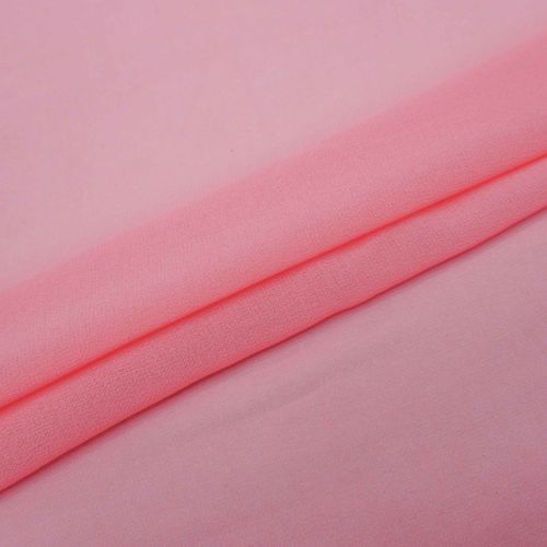 Tecido musseline toque de seda rosa chiclete - und 90x147cm