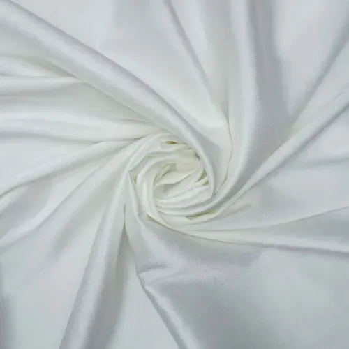 Tecido crepe versailles aveludado off white - und 30x150cm