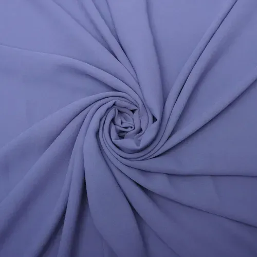 Tecido musseline toque de seda encorpada azul hortência - und 50x150cm