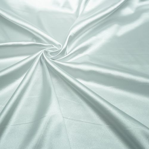 Tecido cetim toque de seda com elastano branco