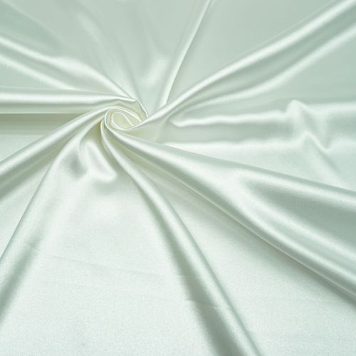 Tecido cetim toque de seda com elastano off white