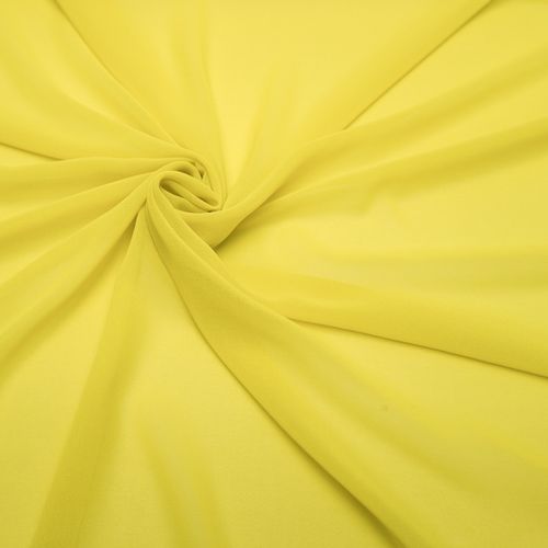 Tecido musseline toque de seda amarelo lima