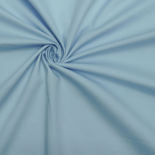 Tecido tricoline com elastano azul claro