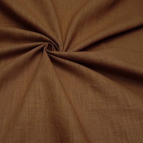 Tecido linho puro marrom (tecido italiano legitimo)