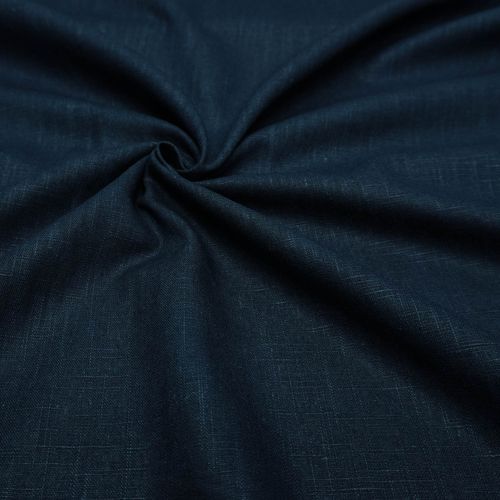 Tecido linho puro azul marinho (tecido italiano legitimo)