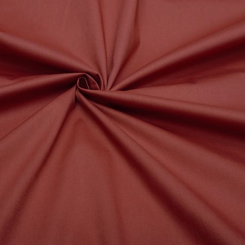Tecido tricoline com elastano terracota