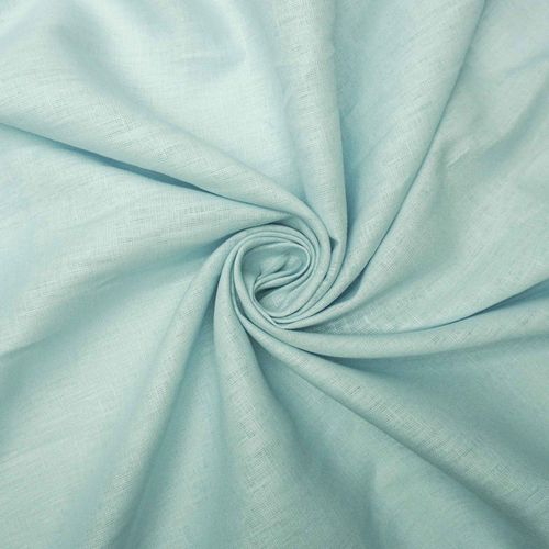 Tecido linho puro azul claro - und 55x137cm