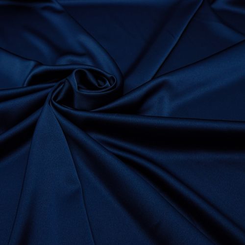 Tecido crepe dior leve azul marinho