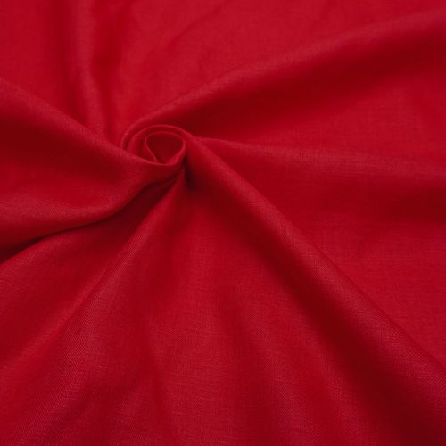 Tecido linho puro vermelho (tecido italiano legitimo)