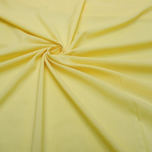 Tecido seda pluma amarelo manteiga