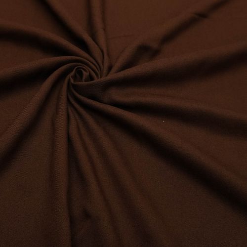 Tecido viscose rayon marrom chocolate