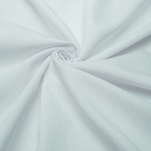 Tecido viscose twill trama de linho branco