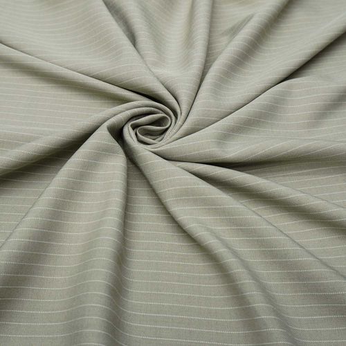 Tecido alfaiataria risca de giz cinza