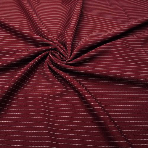 Tecido alfaiataria risca de giz marsala