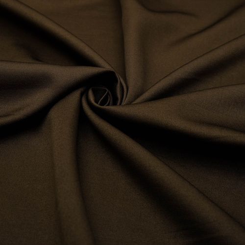 Tecido crepe alfaiataria leve marrom cafe escuro