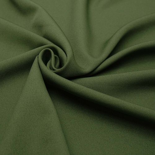 Tecido crepe alfaiataria leve verde oliva