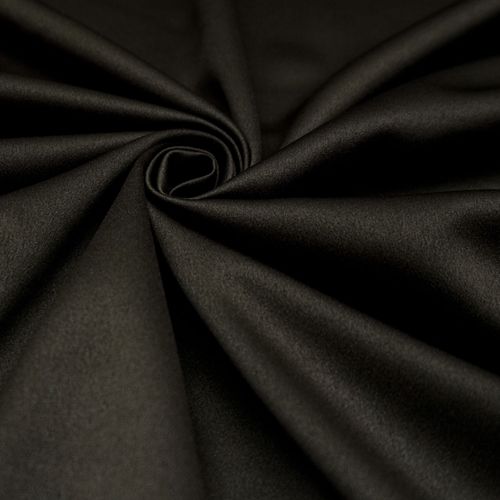 Tecido crepe valentino leve marrom cafe escuro