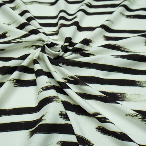 Tecido viscose estampa c/ listras sfumato (tecido italiano legitimo)