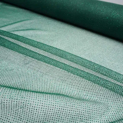 Tecido tule com glitter verde esmeralda