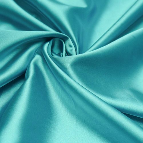 Tecido cetim toque de seda com elastano verde água