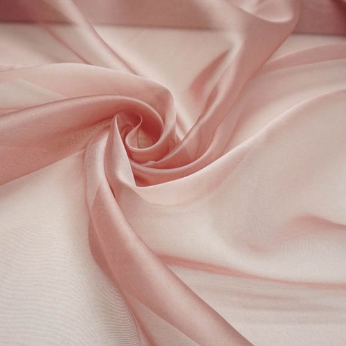 Tecido gazar acetinado rosê