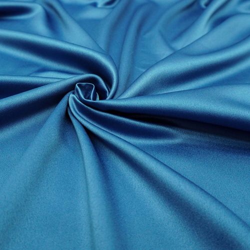 Tecido crepe valentino leve azul jeans