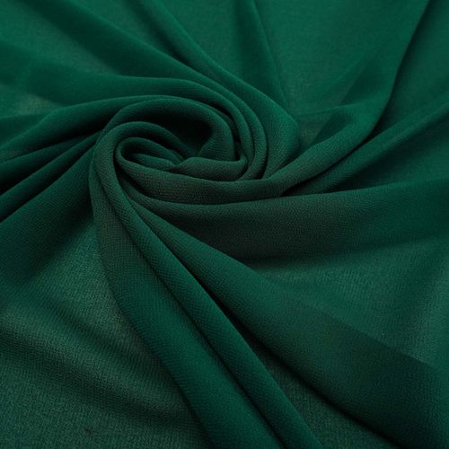 Tecido musseline toque de seda verde floresta - und 97x147cm