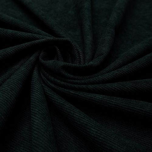 Tecido veludo cotelê com elastano preto (outono/inverno)