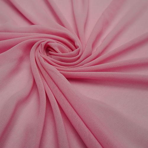 Tecido musseline toque de seda rosa claro