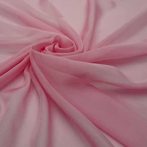Tecido gazar toque de seda rosa claro