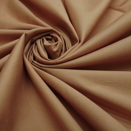 Tecido tricoline com elastano nude