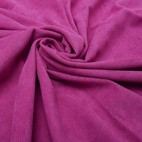 Tecido veludo cotelê com elastano rosa chiclete (outono/inverno)
