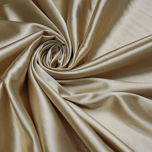 Tecido cetim toque de seda com elastano nude