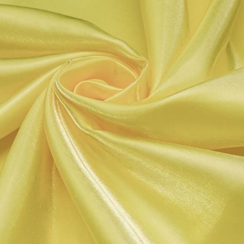 Tecido zibeline cristal amarelo manteiga