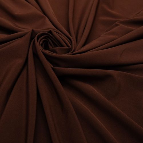 Tecido forro poliéster com elastano marrom